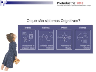 O que são sistemas Cognitivos?
 