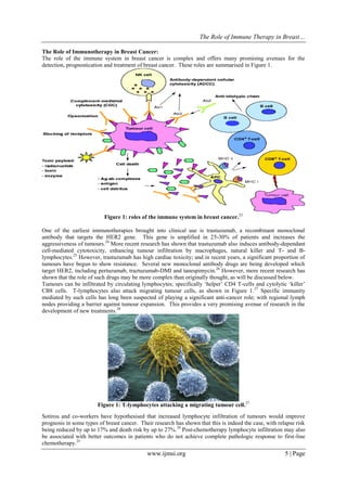 The Role of Immune Therapy in Breast Cancer | PDF