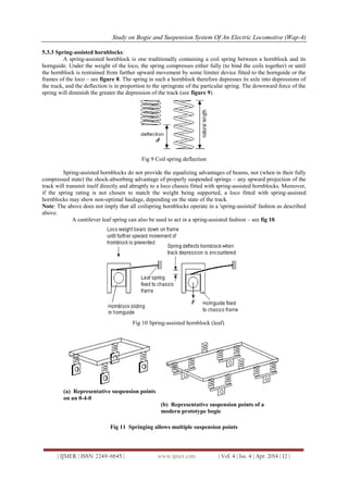 Study on Bogie and Suspension System of an Electric Locomotive (Wap-4 ...