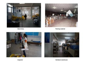 Stock Area Packing material
Inspector Hardware warehouse
 