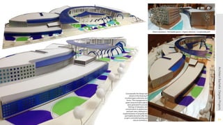 12
Conceptually the design was
based on the drawing of
circular/organicelements and
forms. The management of
green areas and open spaces
were generated to provide
feelings of relaxation and
concentration to pedestrians
and park users; adding to it,
implementation of pergolas and
permeable elements offer the
project controlled lighting and
natural ventilation.
Fluent movement + Permeable spaces + Organic elements = Comfortable path
ArchitectBachelorDegreeProjects
 