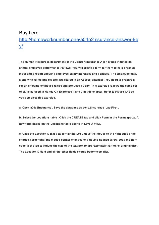 A04p2insurance Answer Key