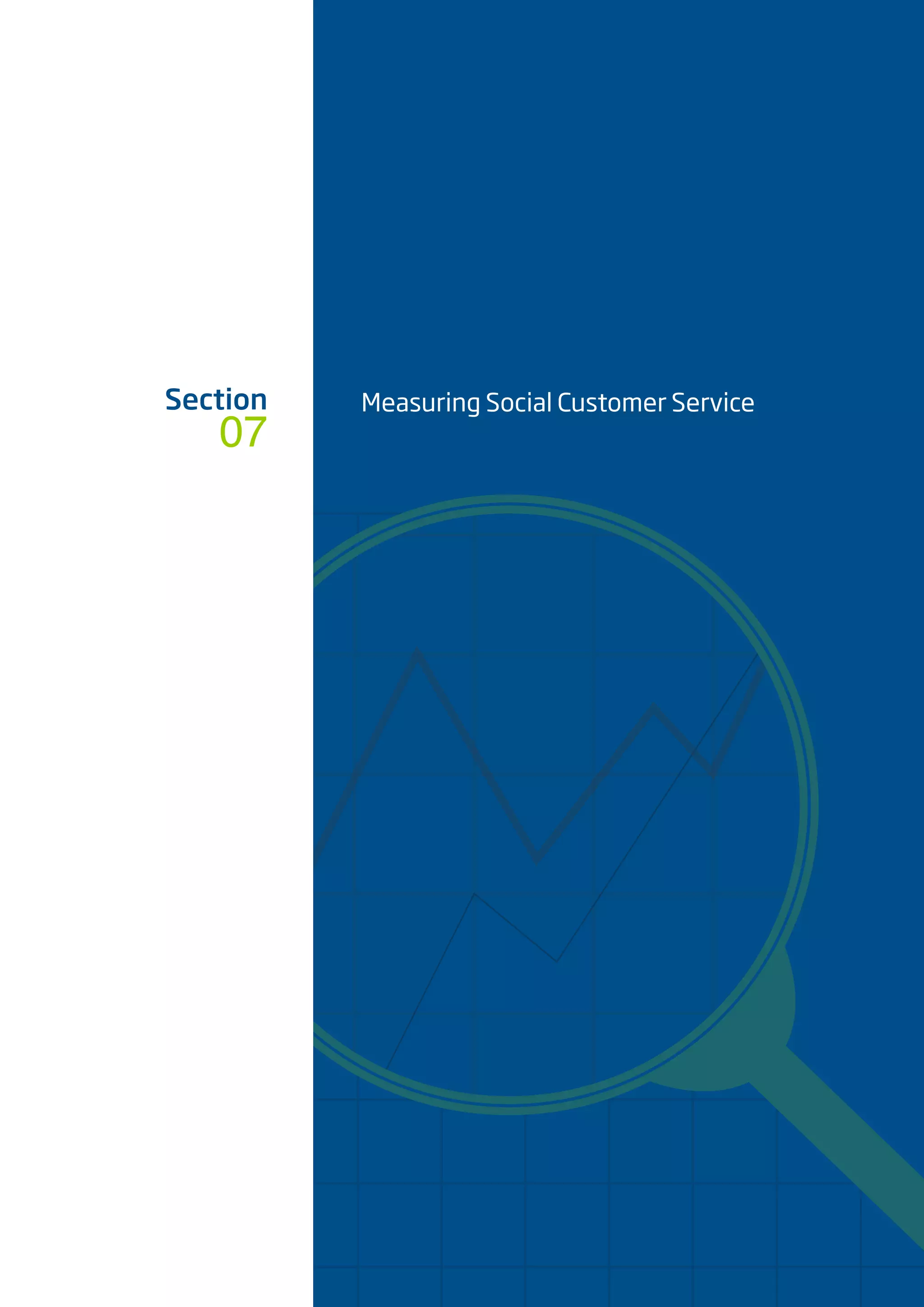 Section
07
Measuring Social Customer Service
 