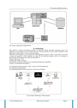 Prevention of SQL injection in E- Commerce | PDF