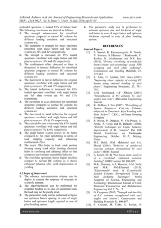 Retrofitting Of Reinforced Concrete Column by Steel Jacketing | PDF
