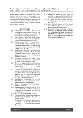 Development of Recycled Aggregates In The Implementation ofthe Concrete ...
