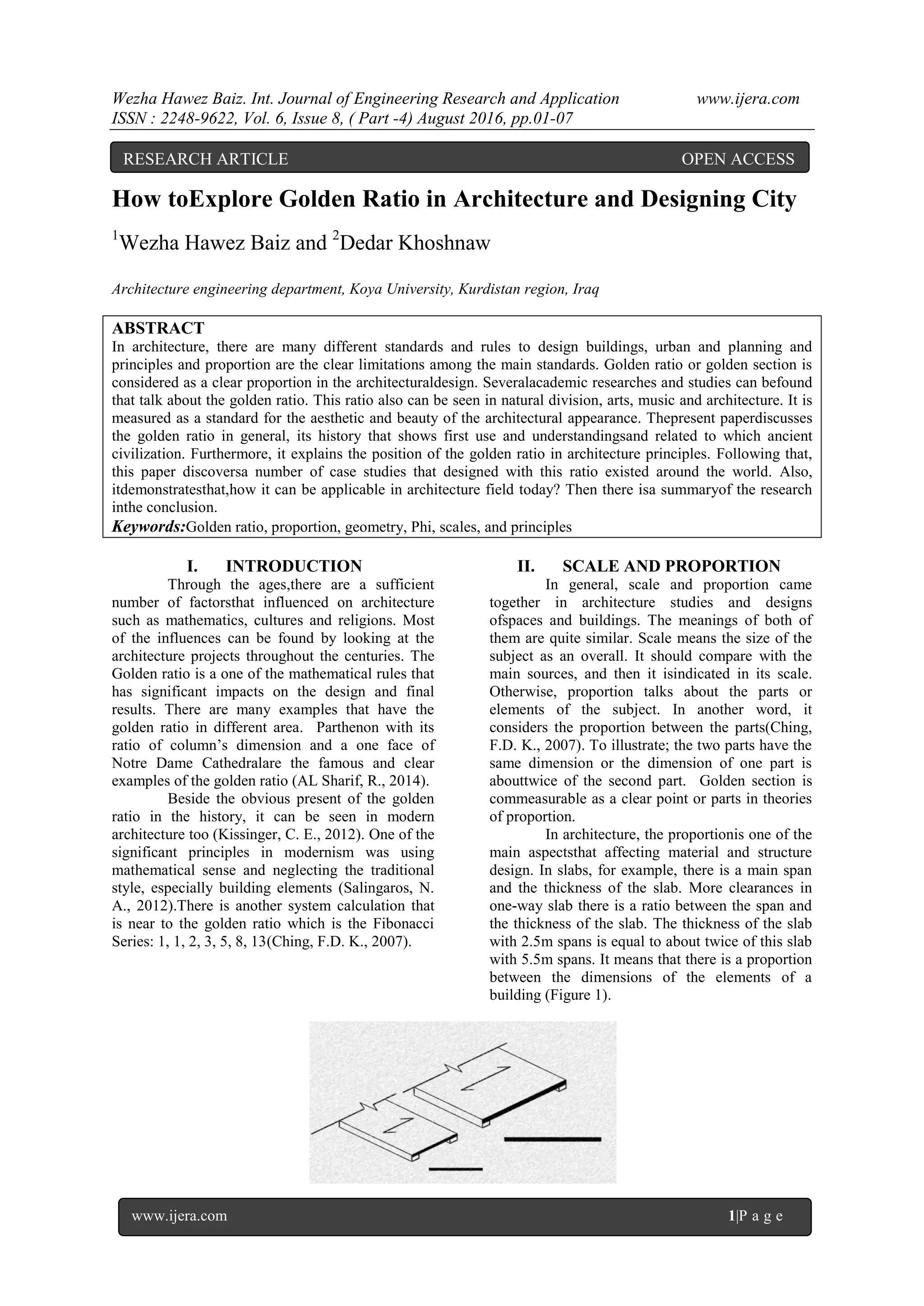 How toExplore Golden Ratio in Architecture and Designing City | PDF