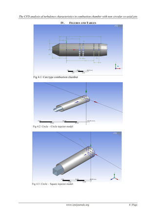 The CFD Analysis of Turbulence Characteristics in Combustion Chamber ...