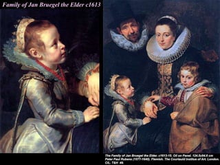 Family of Jan Bruegel the Elder c1613
 