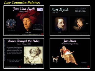 Low Countries Painters
 