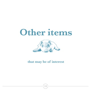 Other items
that may be of interest
14
 