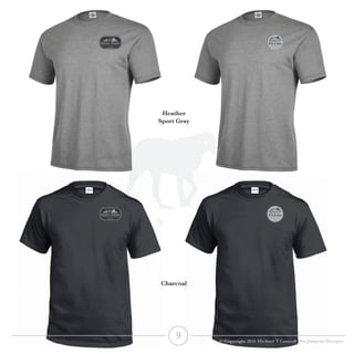 L o u i s v i l l e , N e b r a s k a
Est. 1948
GROUP FARMs
L o u i s v i l l e , N e b r a s k a
Est. 1948
GROUP FARMs
Heather
Sport Gray
Charcoal
9 © Copyright 2016 Michael T Cottrell dba Jalapeño Designs
 