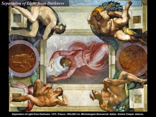 Separation of Light from Darkness
 