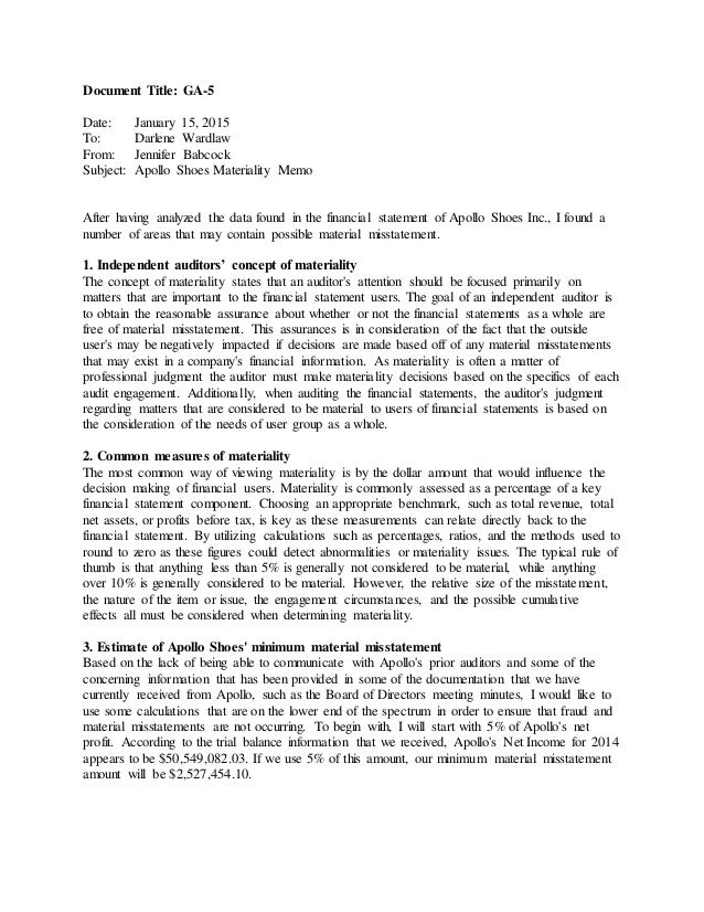 Audit Ii Apollo Case Final Project