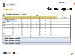 Harmonogram Generator 