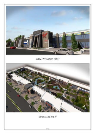 XV
MAIN ENTRANCE SHOT
BIRD’S EYE VIEW
 