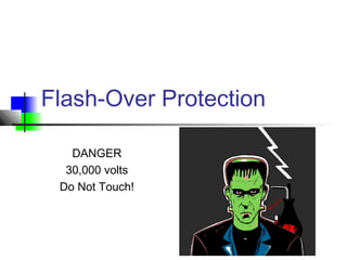 Flash-Over Protection
DANGER
30,000 volts
Do Not Touch!
 