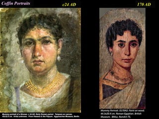 Coffin Portraits c24 AD 170 AD
 