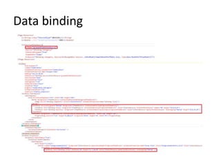 Data binding
 
