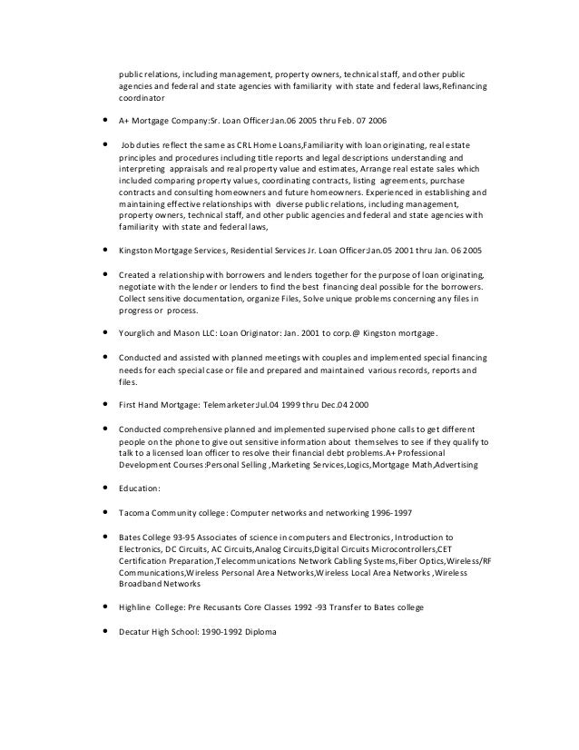 telemarketing resume