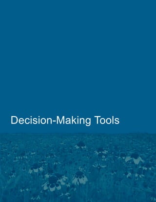 Decision­Making Tools
 