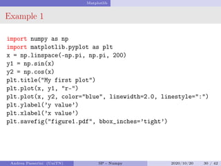 Comprehensive Introduction to Numpy for Scientific Programming | PDF