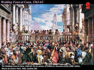 Wedding Feast at Cana. 1562-63
 