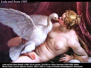 Leda and Swan 1585
 