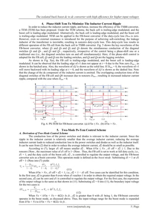 The isolated buck boost dc to dc converter with high efficiency for ...