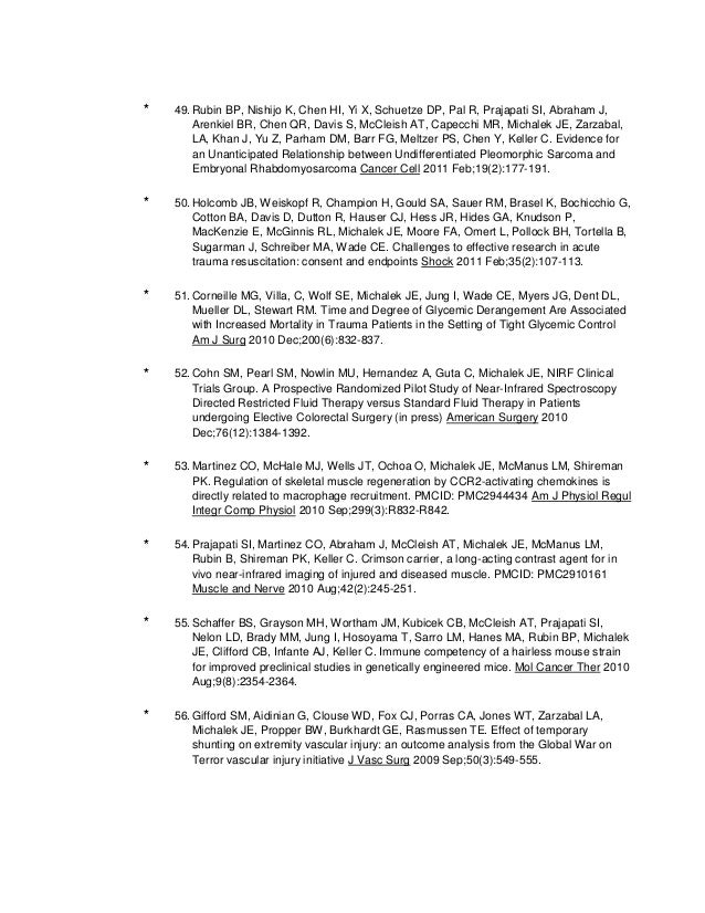 Michalek Cv 24 August 16