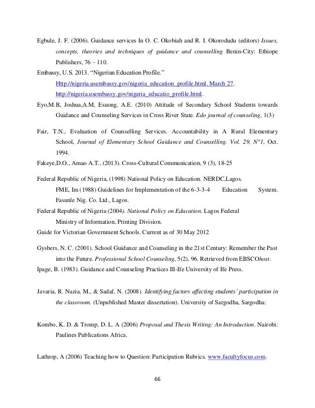 Dissertation guidance counseling resources