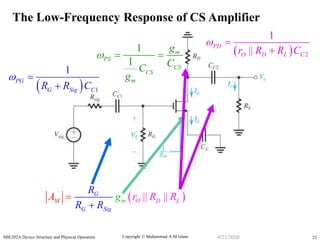 A09 sedra ch 9 frequency response | PPSX