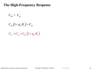 A09 sedra ch 9 frequency response | PPSX