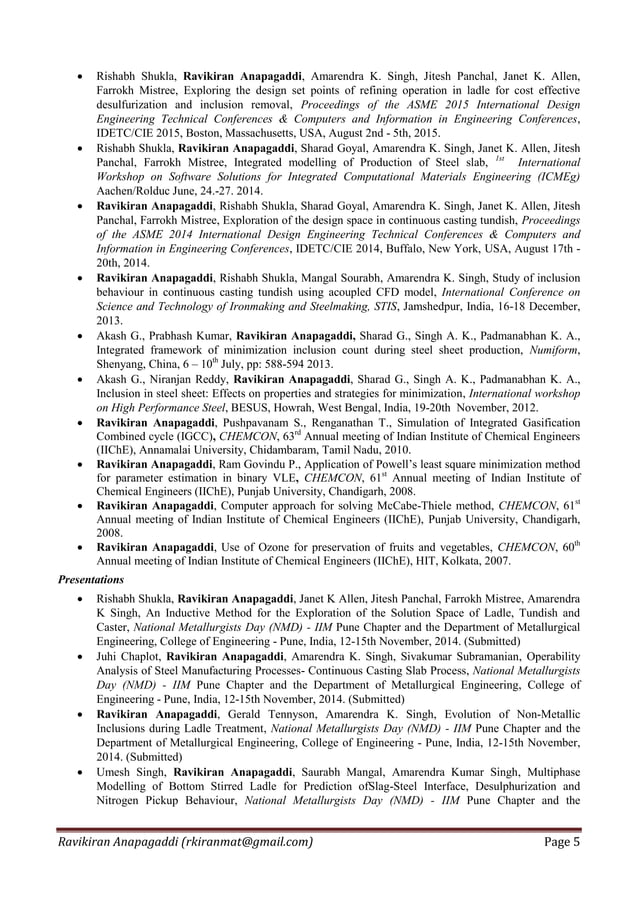 Ravikiran Anapagaddi | PDF