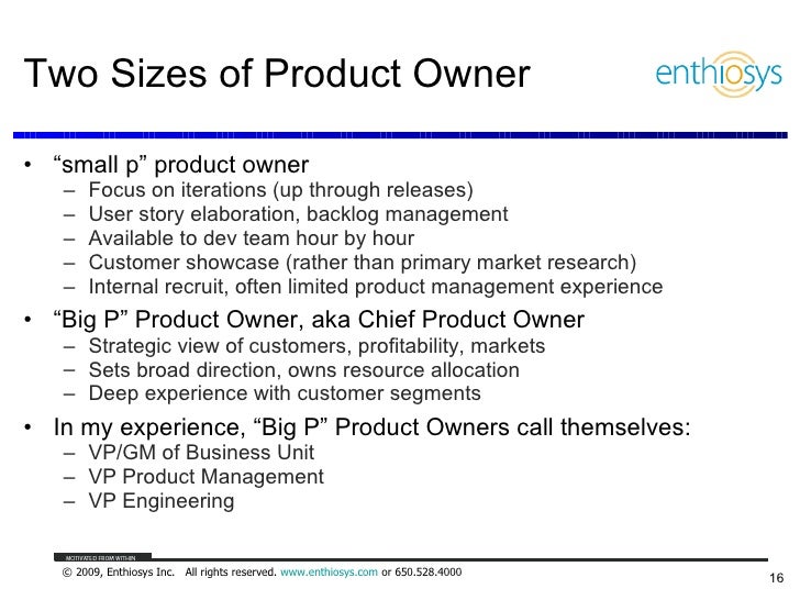 What Does A Product Owner