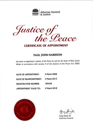 JP Certificate