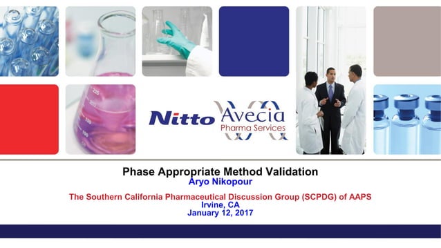 Phase Appropriate Method Validation Aryo Boston-Nitto 2 | PPT | Biotech ...