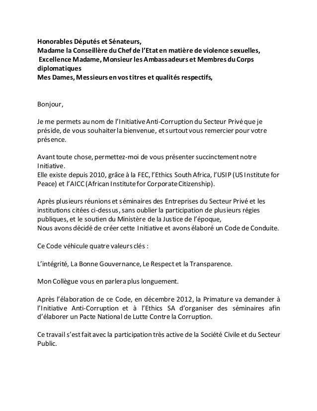 Discours_Journée Int. Lutte Contre la corruption 9.12.2016