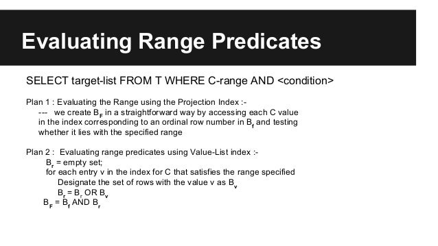 Improved Query Performance With Variant Indexes Review Presentation