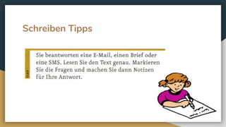 Schreiben Tipps
 