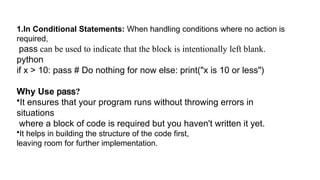 break continue and pass in python progran.pptx