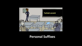 Personal Suffixes
 