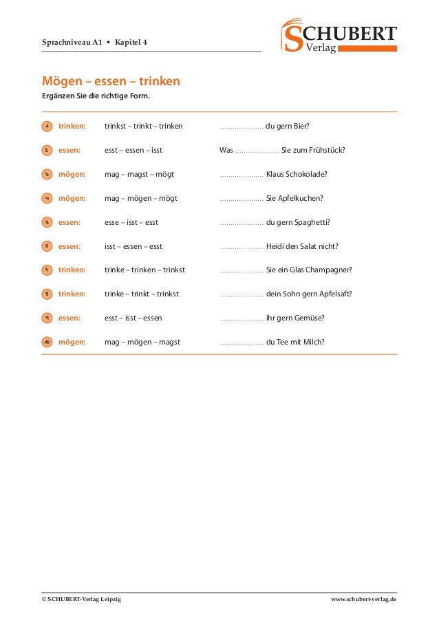 Schubert Verlag Online Aufgaben A1 A1 online aufgaben