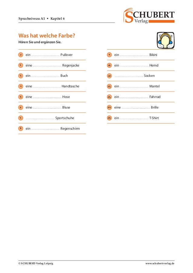 Schubert Verlag Online Aufgaben A1 A1 online aufgaben