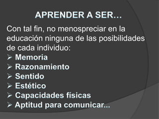 APRENDER A VIVIR JUNTOS…