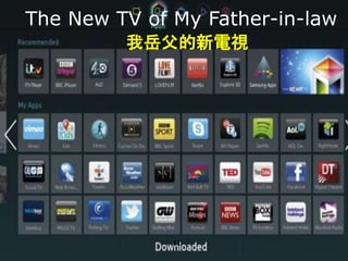 11
The New TV of My Father-in-law
我岳父的新電視
 