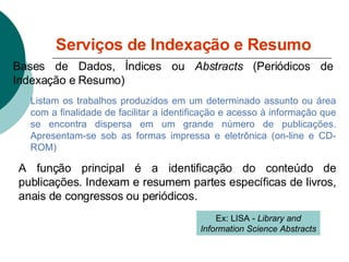 A10 Servi+ºOs De Indexacao E Resumo
