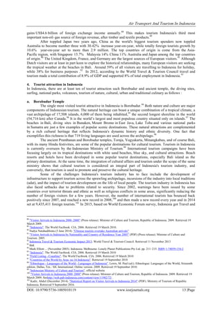 Air Transport and Tourism in Indonesia | PDF