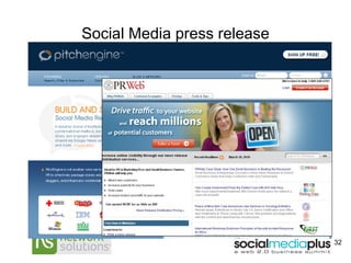 Social Media press release 