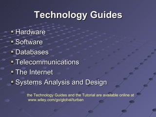 A103 information technology for management 7th edition | PPT